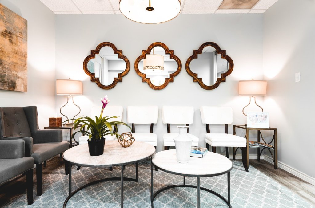 Highland Park Perio waiting room